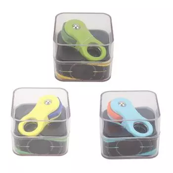 Игрушка для снятия стресса при СДВГ и аутизме, тихая офисная настольная игрушка, декомпрессионный гироскоп для рук, способствующий концентрации внимания Yellow