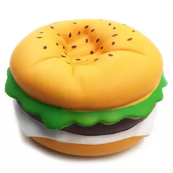 Игрушка для снятия стресса с бургера Медленно растущая еда Забавная симуляция бургеров, сжимание для детей Взрослых Мальчиков