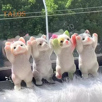 Игрушка для снятия стресса с кота, игрушка для снятия тревожности и стресса с котятами, сенсорная игрушка для детей, подростков и взрослых, мягкая игрушка-антистресс TPR, игрушка-фиджет для животных D