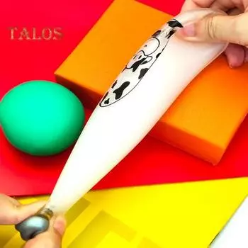 Игрушка для снятия стресса с молочной бутылки, сенсорная игрушка для снятия стресса с молочной банки, мягкая игрушка для снятия стресса с ТПР, успокаивающая игрушка для бутылочки белый