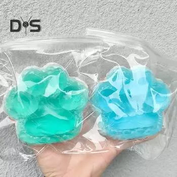 Игрушка для снятия стресса с помощью кошачьей лапки, сенсорная игрушка для детей и взрослых, мягкая игрушка TPR, успокаивающая игрушка-коготь для животных синий