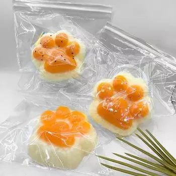 Игрушка для снятия стресса с помощью кошачьей лапки Yousheng, сенсорная игрушка для детей и взрослых, мягкая игрушка TPR для снятия стресса, успокаивающая игрушка-коготь для животных фиолетовый