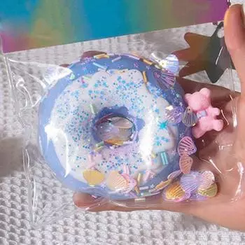 Игрушка для снятия стресса с пончика Yousheng, сенсорная игрушка для снятия стресса с пончика, мягкая игрушка для снятия стресса с TPR, успокаивающая игрушка для десерта A