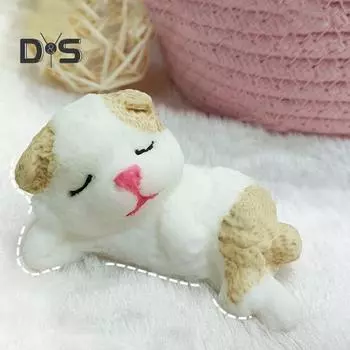 Игрушка для снятия стресса со спящей собаки, щенка, пингвина, сенсорная игрушка для детей, подростков и взрослых, мягкая игрушка-антистресс TPR для животных C