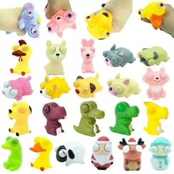 Игрушка для снятия стресса, сжимаемая в виде дракона, собаки, кролика, много форм, карманного размера, для снятия беспокойства, напряжения, снятия стресса