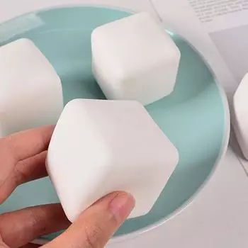 Игрушка для снятия стресса, сжимающая тофу, медленный отскок, игрушка-фиджет из тофу, не деформируется, портативная, развлекательная, реалистичная игрушка из тофу для детей и взрослых Square