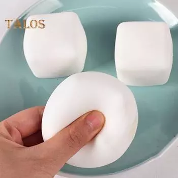 Игрушка для снятия стресса, сжимающая тофу, медленный отскок, игрушка-фиджет из тофу, не деформируется, портативная, развлекательная, реалистичная игрушка из тофу для детей и взрослых Square