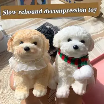 Игрушка для снятия стресса у собак, щенков, сенсорная игрушка с медленным отскоком, для детей, подростков и взрослых, мягкий мяч для снятия стресса, игрушка для животных