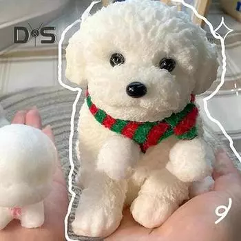 Игрушка для снятия стресса у собак, щенков, сенсорная игрушка для детей, подростков и взрослых, мягкий мяч для снятия стресса, игрушка для животных чёрный