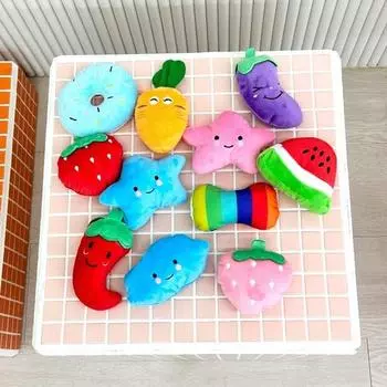 Игрушка для собак, буксиров, плюшевая пищащая кукла, набор из 11 предметов, 1 упаковка
