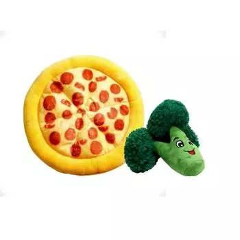 Игрушка для собак Dogsang Pet Curiosity Squeaking Dog Squeaking Doll, одна пицца, 1 шт.