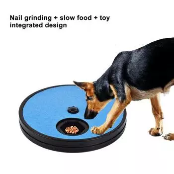 Игрушка для собак, интерактивная доска для когтей для собак со скрытым отделением для лакомств, игрушка для корма для домашних животных, товары для домашних животных синий