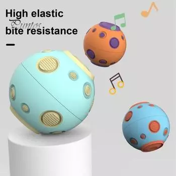 Игрушка для собак, интерактивная красочная игрушка для собак, скрипучий мяч, устойчивая к укусам, скрежетание зубов, игрушка-мяч для собак, домашнее животное синий