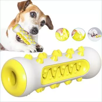 Игрушка для собак, интерактивная зубная щетка, молярная палочка для маленьких и больших собак, чистка зубов, жевательные игрушки, лабрадор, мопс, тренировочные принадлежности для французского бульдога бирюзовый