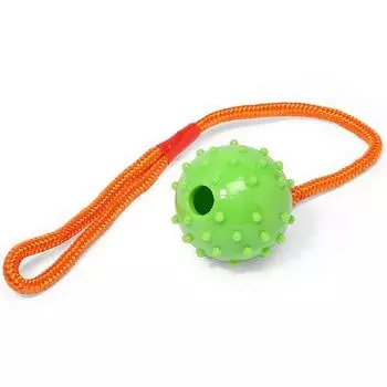 Игрушка для собак Jooyal Rope Warp Ball, зеленая