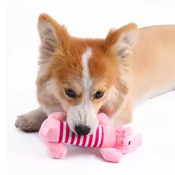 Игрушка для собак Molar, плюшевые принадлежности, подходят для всех щенков, домашних животных, пищащая игрушка для жевания, забавная, прочная, жевательная игрушка для слона, утки, свиньи, принадлежности для домашних животных