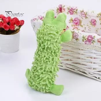 Игрушка для собак, мягкая, устойчивая к укусам, плюшевая игрушка для жевания собак, форма лягушки, бегемота, игрушка для чистки зубов собаки, домашнее животное Frog