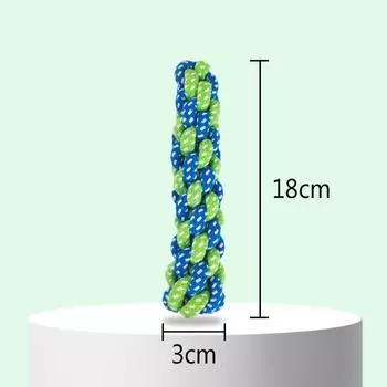Игрушка для собак Nibble Pet Puppy Tooth Cleaning Knot Игрушки для дрессировки собак Прочные игрушки для собак Веревка для скрежета зубов Pet Cotton Rope
