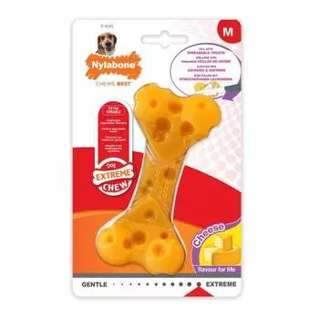 Игрушка для собак Nylabone Extreme Cheese Bone M