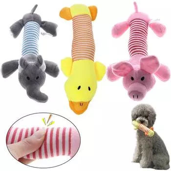 Игрушка для собак, писк, плюшевые игрушки для домашних животных, свинья, игрушки для маленьких и больших собак, кошек, милые интерактивные прикусы, коренные зубы, чистка зубов щенка, принадлежности для чихуахуа