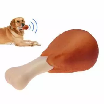 Игрушка для собак резиновая куриная лапка щенок пищалка жевательные игрушки для собак