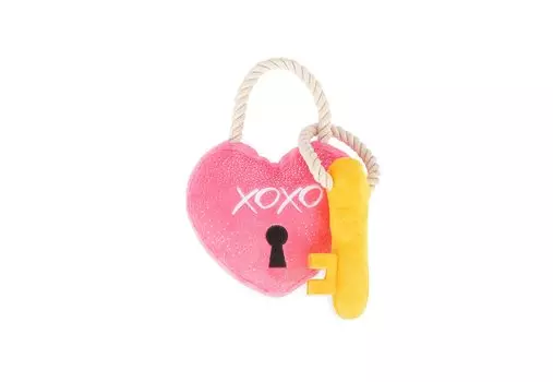 Игрушка для собак ROOKCRAN Love Bug Lock Key жевательная мягкая игрушка щенок на улице прочная для маленьких собак больших собак стильная милая 500678 PLAY. &