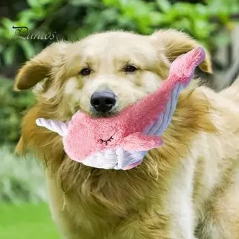 Игрушка для собак с пищащим звуком, интерактивная движущаяся игрушка для домашних животных, перезаряжаемая плюшевая игрушка-акула, шевелящаяся игрушка для домашних животных в виде рыбки для маленьких, средних и больших собак B