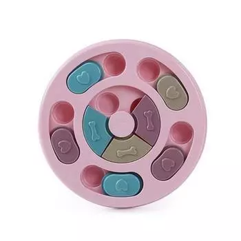 Игрушка для собак Shushu Pet, пазл, 1 шт., розовый