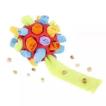 Игрушка для собак Snuffle Snuffle, регулируемая сложность, красный, 1 шт.