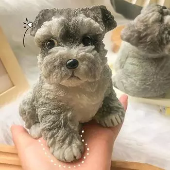 Игрушка для собак, сжимающая щенка, снимающая стресс, для снятия тревожности, для щенков, сенсорная игрушка для детей, подростков, взрослых, мягкая игрушка для снятия стресса белый