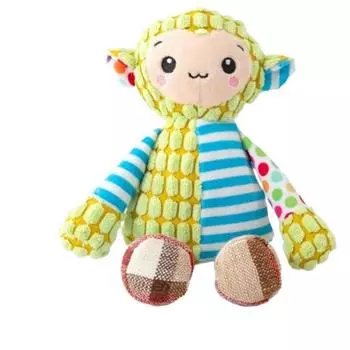 Игрушка для собак Tiny Tog Tug Play Pet, плюшевая игрушка, 1 шт., овца