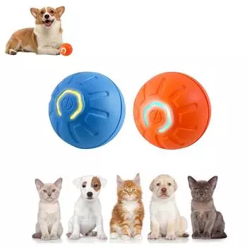 Игрушка для собак «Трясущийся мяч», игрушка для собак «Трясущийся мяч», трясущийся мяч для собак, движущаяся игрушка для собак «Трясущийся мяч», автоматически движущаяся игрушка для собак «Мяч для маленьких, средних и больших собак» One Size синий