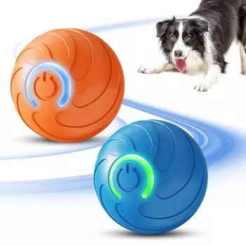 Игрушка для собак «Трясущийся мяч», игрушка для собак «Трясущийся мяч», трясущийся мяч для собак, движущаяся игрушка для собак «Трясущийся мяч», автоматически движущаяся игрушка для собак «Мяч для маленьких, средних и больших собак» One Size синий