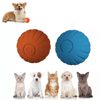 Игрушка для собак «Трясущийся мяч», игрушка для собак «Трясущийся мяч», трясущийся мяч для собак, движущаяся игрушка для собак «Трясущийся мяч», автоматически движущаяся игрушка для собак «Мяч для маленьких, средних и больших собак» One Size синий