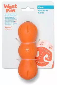 Игрушка для собак West Paw Durable Zogoflex Lumpus Tangerine S Size (оранжевый) мандариновый