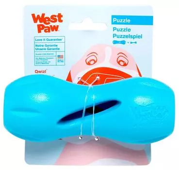 Игрушка для собак West Paw Zogoflex Quizle Aqua Blue S Size синий