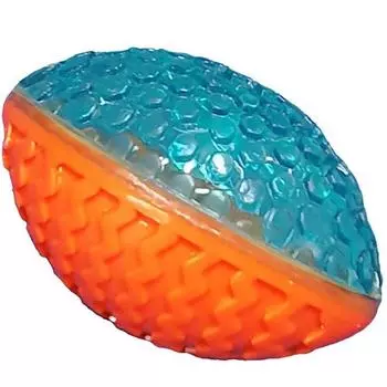 Игрушка для собаки Karlie TPR футбольный мяч 8 x 5,5 см, разные цвета, 1 штука
