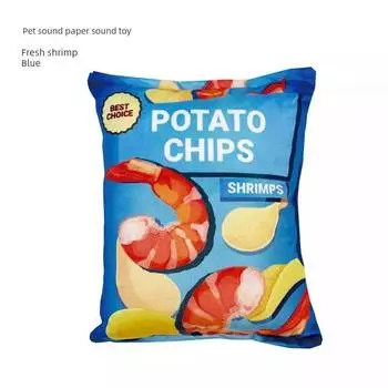 Игрушка для собаки, снимающая духоту, удобный гаджет, вокализация, устойчивая к укусам, для крупной собаки, щенка, золотистого ретривера, корги, потребляющая физическую силу, товары для питомцев Sound Potato Chips