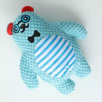Игрушка для собаки Устойчивая к укусам Мягкая Звучит как Чистка коренных зубов Саморазвлечение Снятие скуки Игрушка Обезьяна Осел Товары для питомцев Оригинальные товары Dr. Xiong