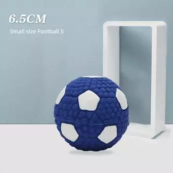 Игрушка для собаки Устойчивый к укусам Молярный Звуковой мяч Снятие духоты Удобный гаджет Щенок Корги Щенок Золотистый ретривер Товары для питомцев Football small size
