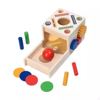 Игрушка для сортировки по цвету и форме из дерева, кубик для обучения, развивающая обучающая игрушка для сенсорики
