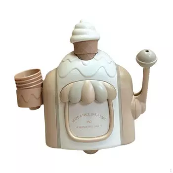 Игрушка для создания мыльных пузырей в ванной, пена для мороженого, милая водная ванна, ролевая игра с тортом жёлтый