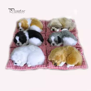 Игрушка для спящего щенка, звуковая детская игрушка, украшение белый