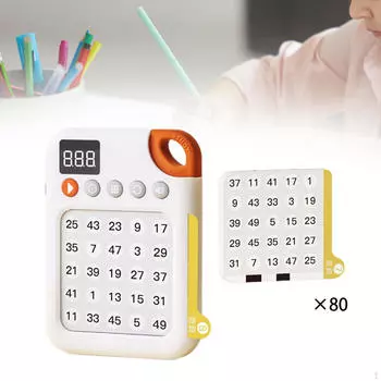 Игрушка для тренировки концентрации, карточная игра, аудиовизуальная игра для детей от 4 до 8 лет 80 Cards