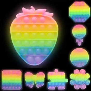 Игрушка для ухода за младенцами Игрушка-антистресс Игрушка-паопаоле Игрушка для снятия стресса у взрослых Игрушка для снятия стресса Сенсорная игрушка Антистрессовая игрушка-пузырь Run Human 12.5*15.5cm