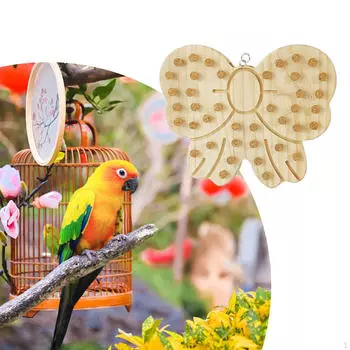 Игрушка для укуса в клетке для попугаев, игрушка для жевания птиц, игрушка для сбора пищи, деревянный блок для корелл, Phone