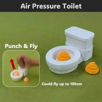 Игрушка для унитаза с 3D-игрушкой для розыгрыша в виде какашек