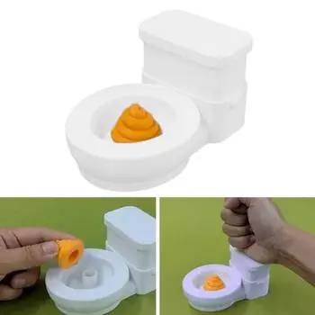 Игрушка для унитаза с 3D-игрушкой для розыгрыша в виде какашек