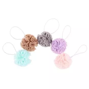 Игрушка для ванной комнаты Моделирование Полотенце для ванной Миниатюра кукольного домика Мебель для кукольного домика Миниатюра для ванной Цветок фиолетовый