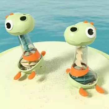 Игрушка для ванны «Динозавр» для младенцев, игрушка для ванны с разбрызгивателем, спиральный поток воды, равномерный выход, дизайн детского душа, пасхальная корзина, наполнители, подарок Dinosaur